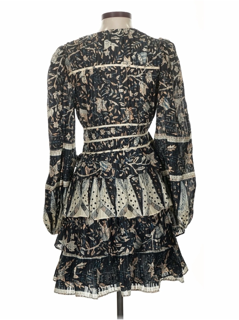 Ulla Johnson Nina Boho Floral Long Sleeve Dress ~ Sz 0 - Picture 7 of 11